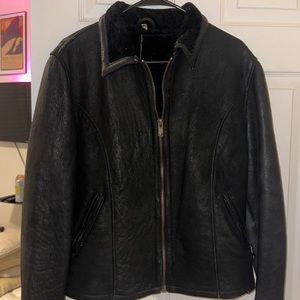 Size M leather jacket